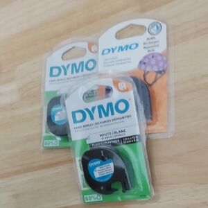 DYMO Label Tape Set with Black and White Labels